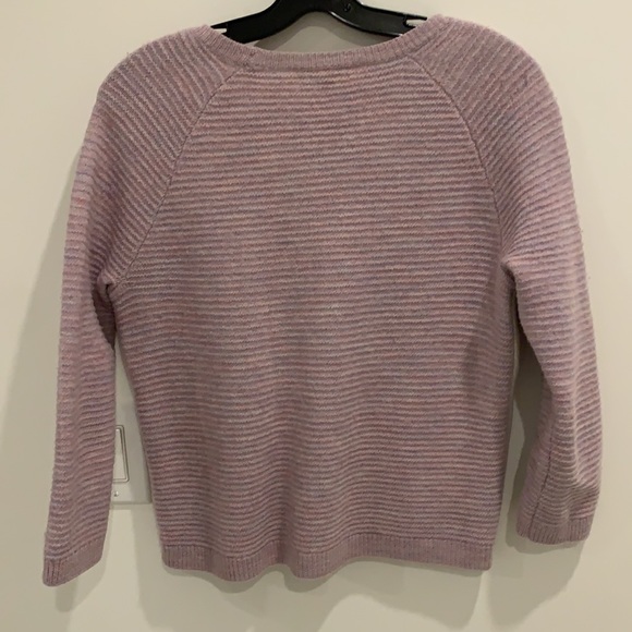 Lavender J Crew wool sweater - Picture 2 of 5